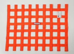 Racequip Orange 18in H x 24W SFI Ribbon Window Net - 725045