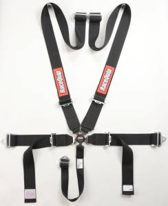 Racequip - Racequip Black SFI CAMLOCK 5pt PD Lap Seat Belt - 741001 - Image 2