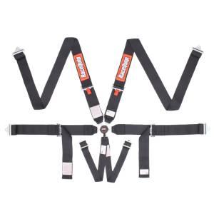 Racequip Black SFI CAMLOCK 6pt PU Lap Seat Belt - 744004