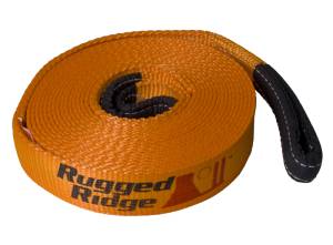 Rugged Ridge - Rugged Ridge ATV/UTV Recovery Strap 1in x 15 feet - 15104.04 - Image 1