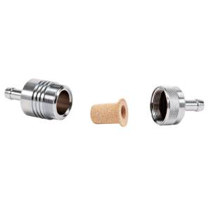 Russell - Russell Performance Chrome Street Fuel Filter (3in Length 1-1/8in diameter 5/16in inlet/outlet) - 645060 - Image 5