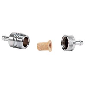 Russell - Russell Performance Chrome Street Fuel Filter (3in Length 1-1/8in diameter 5/16in inlet/outlet) - 645060 - Image 6