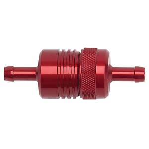 Russell - Russell Performance Red Street Fuel Filter (3in Length 1-1/8in diameter 5/16in inlet/outlet) - 645070 - Image 2