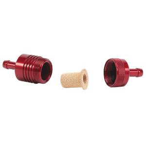 Russell - Russell Performance Red Street Fuel Filter (3in Length 1-1/8in diameter 5/16in inlet/outlet) - 645070 - Image 5