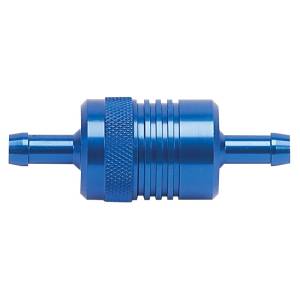 Russell - Russell Performance Blue Street Fuel Filter (3in Length 1-1/8in diameter 5/16in inlet/outlet) - 645080 - Image 2