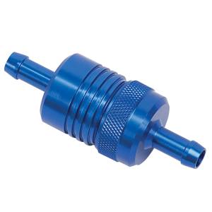 Russell - Russell Performance Blue Street Fuel Filter (3in Length 1-1/8in diameter 5/16in inlet/outlet) - 645080 - Image 5