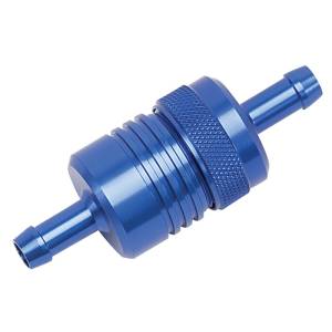 Russell - Russell Performance Blue Street Fuel Filter (3in Length 1-1/8in diameter 5/16in inlet/outlet) - 645080 - Image 7