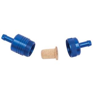 Russell - Russell Performance Blue Street Fuel Filter (3in Length 1-1/8in diameter 5/16in inlet/outlet) - 645080 - Image 9