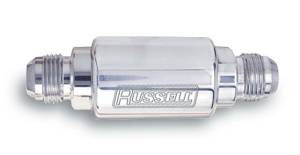 Russell - Russell Performance Polished Aluminum (3-1/4in Length 1-1/4in dia. -8 male inlet/outlet) - 650110 - Image 1