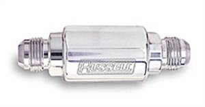 Russell - Russell Performance Polished Aluminum (3in Length 1-1/4in dia. -6 male inlet/outlet) - 650140 - Image 1