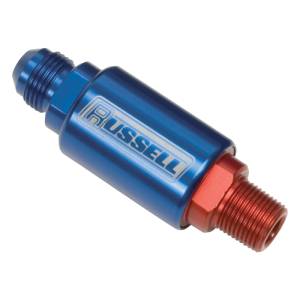 Russell - Russell Performance Red/Blue (3-1/4in Length 1-1/4in dia. -8 x 3/8in male NPT inlet/outlet) - 650170 - Image 2