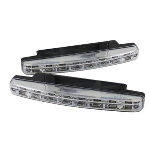 SPYDER - SPYDER Xtune Universal Drl 8 White LED Lights Chrome CBL-DRL-8LED-C - 5031518 - Image 2