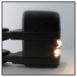 SPYDER - SPYDER xTune Ford SuperDuty 08-15 Extendable Heated Mirrors w/ LED Signal Smoke MIR-FDSD08S-PW-SM-SET - 9935831 - Image 9