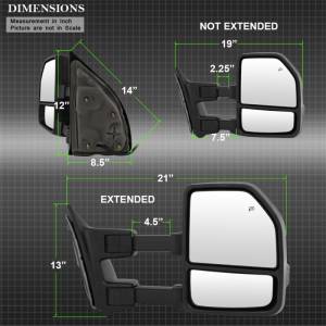 SPYDER - SPYDER xTune 08-15 Ford F-250 SD Heated Adj LED Signal Power Mirror - Smoke (MIR-FDSD08S-G4-PW-SM-SET) - 9943096 - Image 3