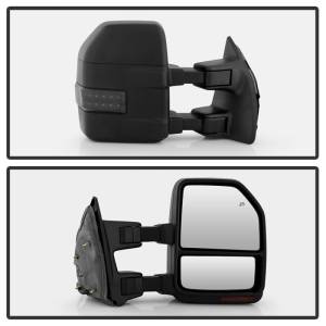 SPYDER - SPYDER xTune 08-15 Ford F-250 SD Heated Adj LED Signal Power Mirror - Smk (MIR-FDSD08S-G4-PW-RSM-SET) - 9943126 - Image 4