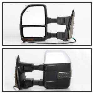 SPYDER - SPYDER xTune 08-15 Ford F-250 SD Heated Adj LED Signal Chrome Mirrors - Smk (MIR-FDSD08S-G5-PW-RSM-SET) - 9943133 - Image 3