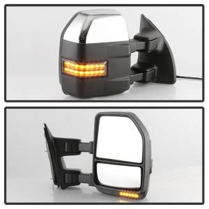 SPYDER - SPYDER xTune 08-15 Ford F-250 SD Heated Adj LED Signal Chrome Mirrors - Smk (MIR-FDSD08S-G5-PW-RSM-SET) - 9943133 - Image 5