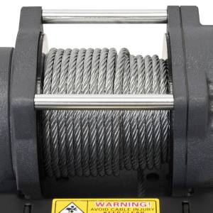 Superwinch - Superwinch 2500 LBS 12V DC 3/16in x 40ft Steel Rope Terra 2500 Winch - Gray Wrinkle - 1125260 - Image 4