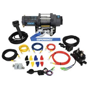 Superwinch - Superwinch 2500 LBS 12V DC 3/16in x 40ft Steel Rope Terra 2500 Winch - Gray Wrinkle - 1125260 - Image 5