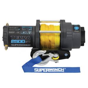 Superwinch - Superwinch 2500 LBS 12V DC 3/16in x 40ft Synthetic Rope Terra 2500SR Winch - Gray Wrinkle - 1125270 - Image 3