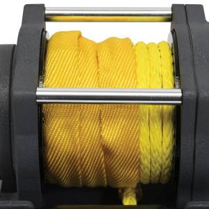 Superwinch - Superwinch 2500 LBS 12V DC 3/16in x 40ft Synthetic Rope Terra 2500SR Winch - Gray Wrinkle - 1125270 - Image 4
