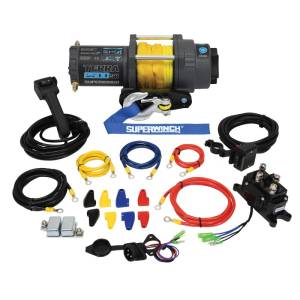 Superwinch - Superwinch 2500 LBS 12V DC 3/16in x 40ft Synthetic Rope Terra 2500SR Winch - Gray Wrinkle - 1125270 - Image 5