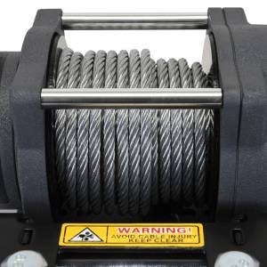 Superwinch - Superwinch 3500 LBS 12V DC 7/32 in x 32 ft Steel Rope Terra 3500 Winch - Gray Wrinkle - 1135260 - Image 4
