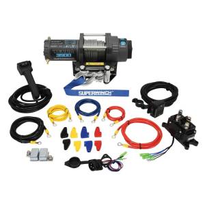 Superwinch - Superwinch 3500 LBS 12V DC 7/32 in x 32 ft Steel Rope Terra 3500 Winch - Gray Wrinkle - 1135260 - Image 5