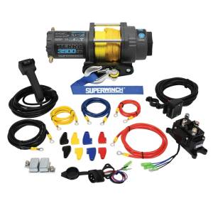 Superwinch - Superwinch 3500 LBS 12V DC 7/32in x 32ft Synthetic Rope Terra 3500SR Winch - Gray Wrinkle - 1135270 - Image 5