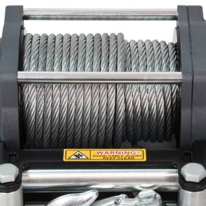 Superwinch - Superwinch 4500 LBS 12V DC 15/64in x 50ft Steel Rope Terra 4500 Winch - Gray Wrinkle - 1145260 - Image 4