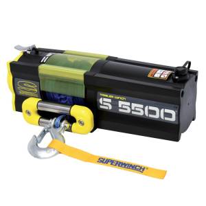 Superwinch - Superwinch 5500 LBS 12V DC 1/4in x 60ft Synthetic Rope S5500 Winch - 1455201 - Image 1