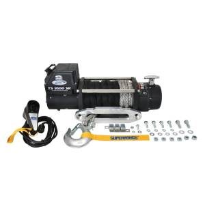 Superwinch - Superwinch 9500 LBS 12V DC 3/8in x 80ft Synthetic Rope Tiger Shark 9500 Winch - 1595201 - Image 4