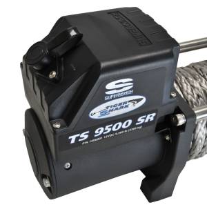 Superwinch - Superwinch 9500 LBS 12V DC 3/8in x 80ft Synthetic Rope Tiger Shark 9500 Winch - 1595201 - Image 6