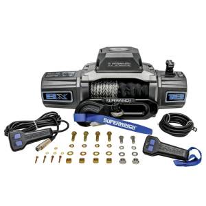 Superwinch - Superwinch 12000 LBS 12V DC 3/8in x 80ft Synthetic Rope SX 12000SR Winch - Graphite - 1712201 - Image 17