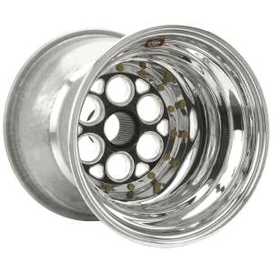 Weld Magnum Sprint 15x17 / 42-Spline / 5in. BS Black Wheel - Outer Beadlock w/6-Dzus Cover - 735B-51755-6