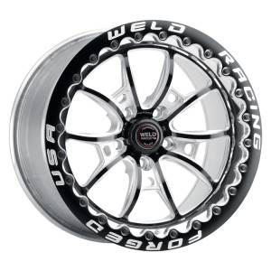 Weld - Weld S80 17x10 / 5x115 BP / 6.7in BS Black Wheel (High Pad) - Black Single Beadlock MT - 80HB7100W67F - Image 1