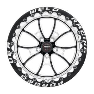 Weld - Weld S80 17x10 / 5x115 BP / 6.7in BS Black Wheel (High Pad) - Black Single Beadlock MT - 80HB7100W67F - Image 2