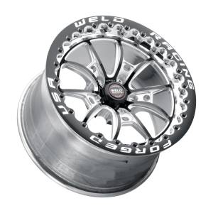 Weld - Weld S80 17x11 / 5x115 BP / 6.2in BS Black Wheel (High Pad) - Black Single Beadlock MT - 80HB7110W62F - Image 3