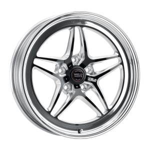 Weld S81 18x7 / 5x4.75 BP / 5.2in. BS Black Wheel (Med Pad) - 81MB8070B52A