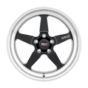 Weld - Weld S104 17X11 Ventura 5X127 ET-44 BS4.25 Gloss Black MIL Dia 78.1 - S10471173425 - Image 2