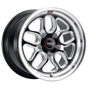 Weld - Weld S152 15X10 Laguna Drag 5X115 ET22 BS6.4 Gloss Black MIL Dia 78.1 - S152B0071P22 - Image 1