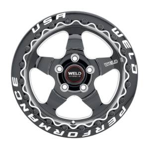 Weld - Weld S904 15x10 Ventura Beadlock 5x114.3 ET51 BS7.50 Gloss BLK MIL DIA 78.1 - S904B0067P51 - Image 2