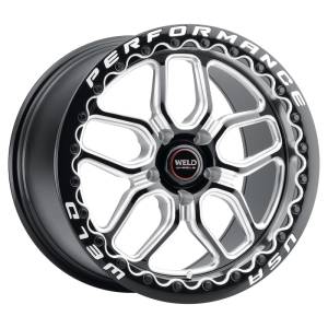 Weld S907 20X10.5 Laguna Beadlock 5X127 ET38 BS7.25 Gloss Black MIL Dia 71.5 - S90700575P38
