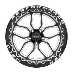 Weld - Weld S907 17X11 Laguna Beadlock 5X120.7 ET43 BS7.75 Gloss Black MIL Dia 78.1 - S90771163P43 - Image 2