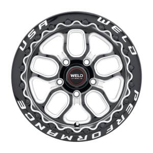 Weld - Weld Racing 15x10 Laguna Bead Lock 5x120 ET46 BS7.25 Gloss BLK MIL DIA 78.1 - S907B0022P46 - Image 2
