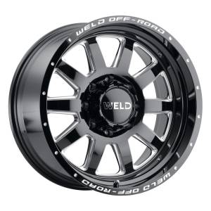 Weld - Weld Off-Road W102 20X10 Stealth 5X114.3 5X127 ET-18 BS4.75 Gloss Black MIL 78.1 - W10200026475 - Image 1