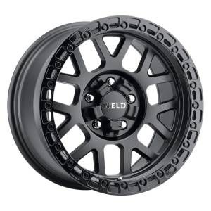 Weld - Weld Off-Road W104 17X10 Cinch 5X114.3 5X127 ET-25 BS4.50 Satin Black / Gloss Black 78.1 - W10470026450 - Image 1