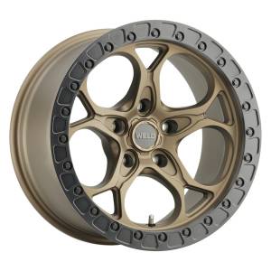 Weld - Weld Off-Road W106 17X9.0 Ledge 5X127 ET-12 BS4.50 Satin Bronze Satin Black 71.5 - W10679075450 - Image 1