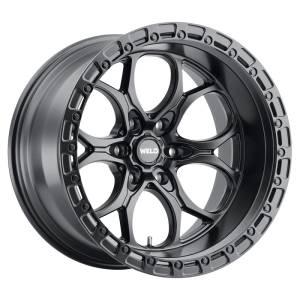 Weld - Weld Off-Road W108 20X10 Ledge 6X135 ET-18 BS4.75 Satin Black / Black Ring 87.1 - W10800089475 - Image 1
