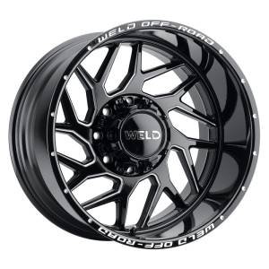 Weld - Weld Off-Road W117 20X10 Fulcrum 8X170 ET-18 BS4.75 Gloss Black MIL 125.1 - W11700017475 - Image 1